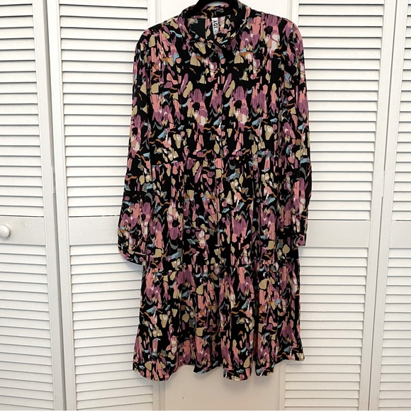 JDY New Shirtdress fun print size 12 tags - Picture 1 of 4